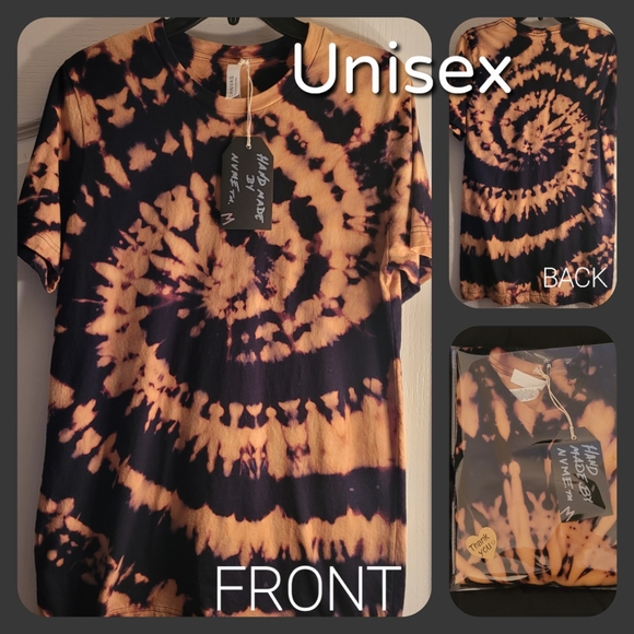 Reverse Tye dye Unisex t-shirts - Picture 4 of 5